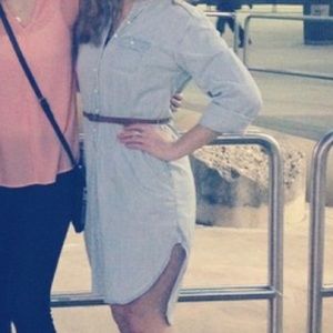 Long Sleeve Denim Medina Dress